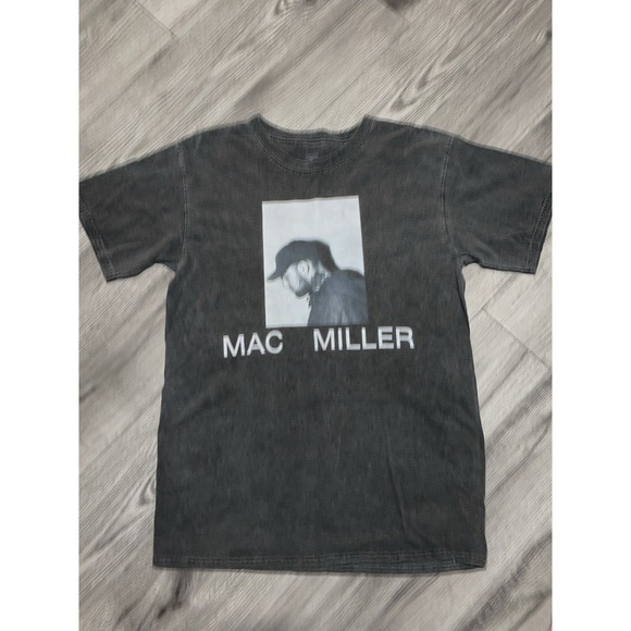 Mac Miller Official Merch T-Shirt Men S Grey Short Sleeve Music Tour Concert - Picture 2 of 6